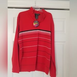 Under Armour Golf - men's NWT longsleeve, 1/4 zip, Cold Gear Golf Shirt (large)
